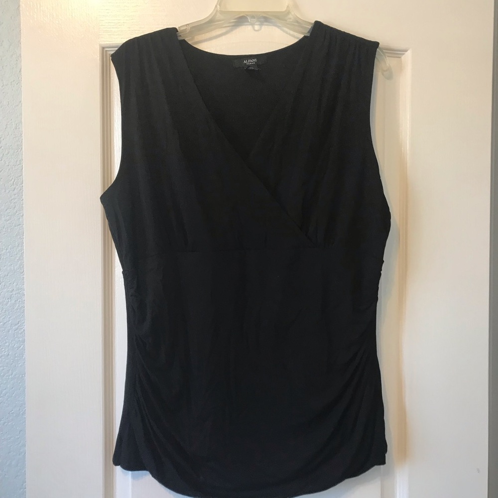 Alfani Black Tank Top Blouse